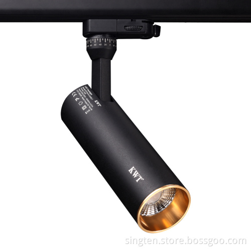 commercial led track lighting 3 wires 4 wires track lighting systerm